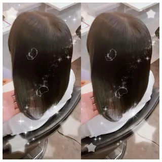 セミロング カラー ヘアアレンジ セキグチ💞 lilaのマツエク・マツパデザイン