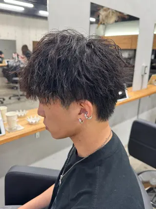 メンズ アキト/ メンズ/透明感暗髪のヘアスタイル