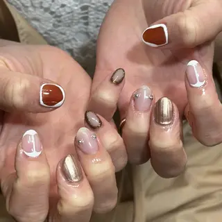 ネイル nail&eye pang hinaのネイルデザイン