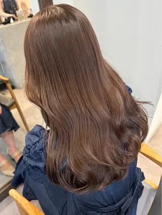 ロング カラー roka所属・ayaka♡ 柔らかカラーのヘアスタイル