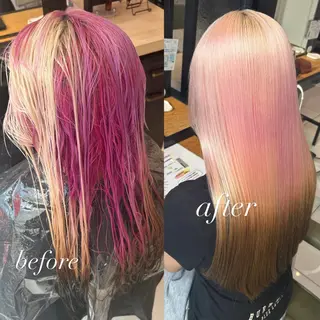 ロング カラー ダブルカラー /透明感カラーRioのヘアスタイル