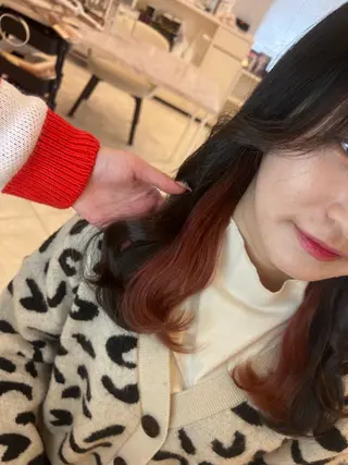 ロング カラー 高野 慧成のヘアスタイル