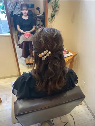 ヘアアレンジ natural🍃/ 透明感🫧/みなほのマツエク・マツパデザイン