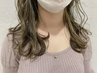 セミロング 丸山 純奈のヘアスタイル
