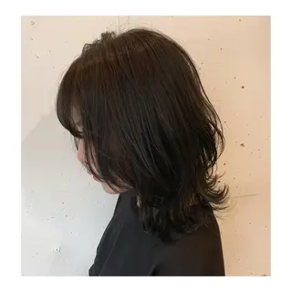 ミディアム カラー ヘアアレンジ ◎モチマル チアキ◎のヘアスタイル