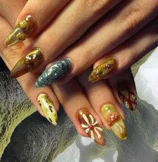 ネイル NICO nail　三軒茶屋店　ネイル＆アイラッシュ所属・oichan 𖦹°‧のネイルデザイン