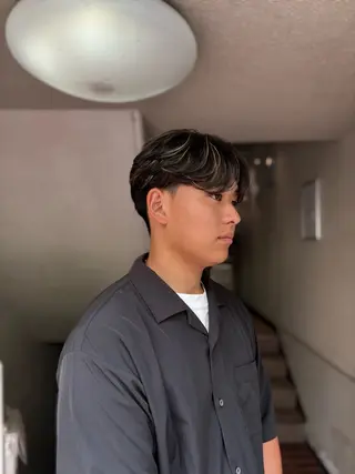 カラー パーマ メンズ メンズパーマ/垢抜け /メンズ特化/颯大のヘアスタイル