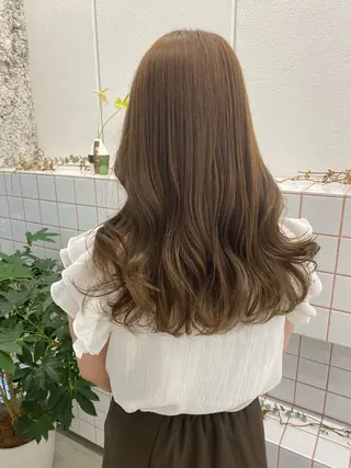 ロング カラー ヘアアレンジ erika /韓国ヘアのヘアスタイル