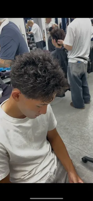 パーマ メンズ 波巻き/サーフカール 🌊吉野裕稀のヘアスタイル