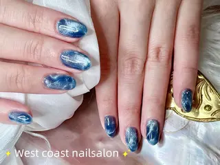 ネイル リボン、ガーリー パーツ放題専門店のネイルデザイン