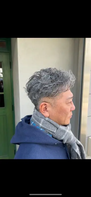 ショート パーマ メンズ SHION men's permのヘアスタイル
