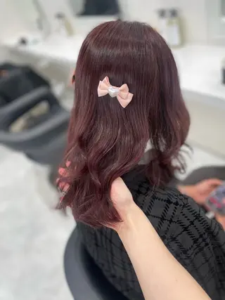 ミディアム カラー 💗トレンドモテヘア Natsumi 💗のヘアスタイル