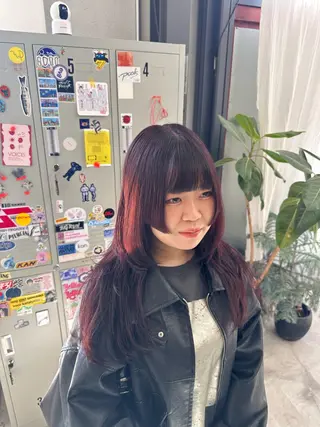 ロング カラー 井村 晃琉のヘアスタイル