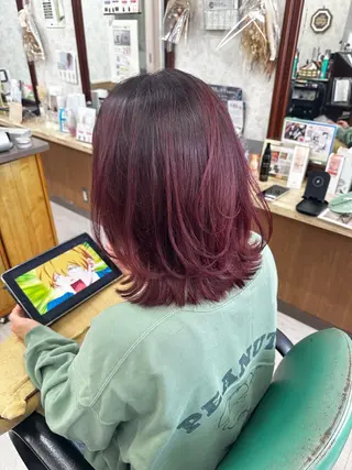 セミロング カラー 髪質改善のプロ✨りな さんのヘアスタイル