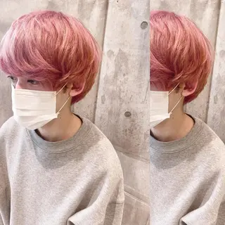 カラー メンズ HOLON池袋所属・ウルフカット ハッシュカット/七海のヘアスタイル