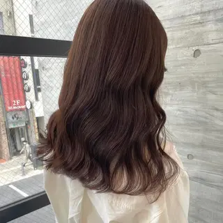 セミロング カラー ParveMix￤ 大賀さつき🍨🤍のヘアスタイル