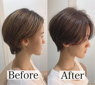 ショート カラー エターナル所属・髪質改善特化 谷口祐綺のヘアスタイル