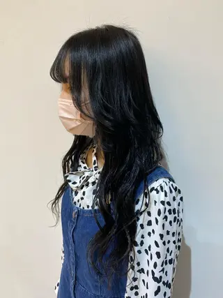 ロング カラー 韓国ヘア🍒渡辺 咲🍒のヘアスタイル