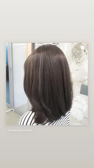 ミディアム お気に入り口コミ満足度☺️ご紹介数No.1 エリア 大人気❗️最新サロン 駅2分!所属・バッサリ◎矯正〜スパ ☆年祭#髪医者サロンのヘアスタイル