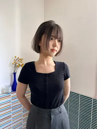 ミディアム ★梅田似合わせカラー ちどり★のヘアスタイル