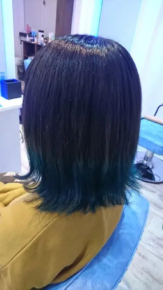 ミディアム カラー 中嶌 健一のヘアスタイル