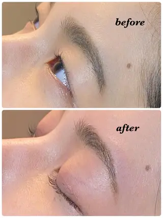 アイブロウ ハーブピーリング/韓国肌管理/フェイシャル/毛穴洗浄/眉毛/顔脱毛【糸脱毛専門】rev所属・ハーブピーリング🌹 毛穴洗浄❤️眉waxのエステ・リラクイメージ