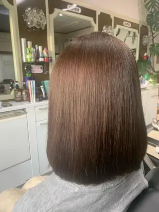 ミディアム カラー ストウ ナナエのヘアスタイル