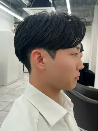 ショート パーマ メンズ 🏆メンズヘア特化 🥇代表りんぺーのヘアスタイル