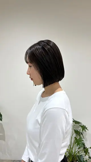 ショート AHNKISM所属・トレンド🌷 ボブ　パーマ🩰のヘアスタイル