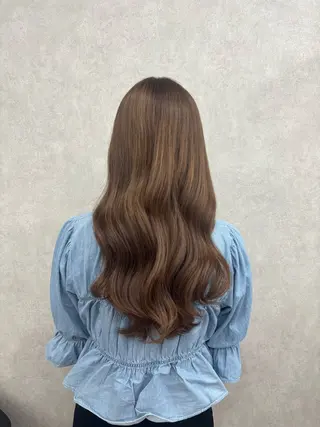 ロング カラー 倉澤 愛理のヘアスタイル