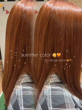 セミロング カラー ✨ショート/ボブ 縮毛矯正✨アキラのヘアスタイル
