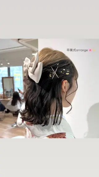ヘアアレンジ モテhair♡.* ﾏﾂｴｸ/さくら🍨のマツエク・マツパデザイン
