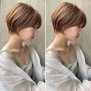 ショート カラー ショート、ボブの達人 東康介✨のヘアスタイル