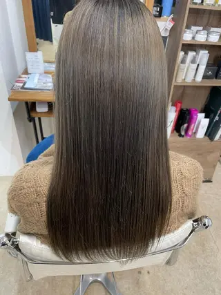 ロング カラー ケアブリーチ /髪質 改善/古橋圭史郎のヘアスタイル