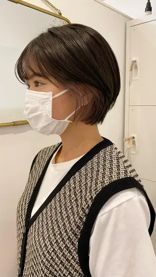 ショート カラー kakeru/ボブ パーマ/レイヤーのヘアスタイル