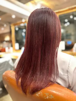 カラー 髪質改善カラー ベージュ🤎YUMEのヘアスタイル