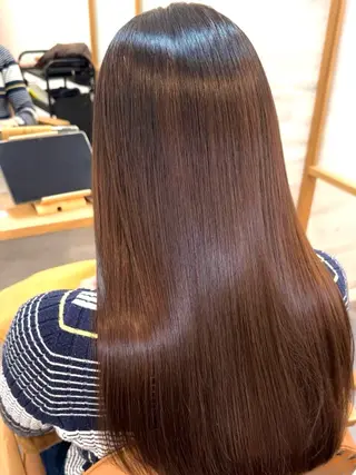 ロング 美髪形成💎縮毛矯正 顔レイヤー松尾　幸樹のヘアスタイル