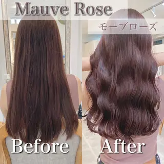 ロング カラー ブリーチなし✨艶髪 カラー𓃲YAGIのヘアスタイル