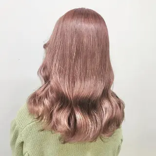 ロング カラー 💗韓国暖色ヘア NO.1💗🪽のヘアスタイル