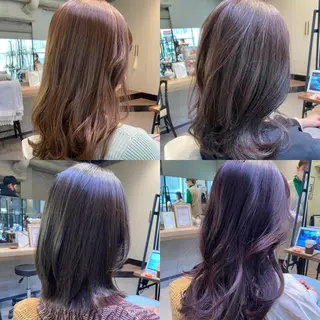 セミロング カラー 新宿 / Aujua ｿﾑﾘｴ🫧森田涼介のヘアスタイル