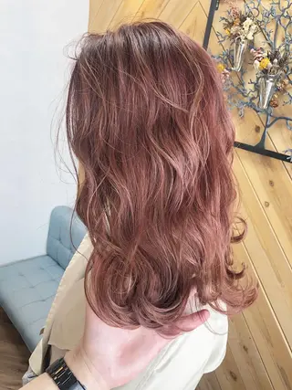 セミロング カラー hair salon Ranun髪質改善のヘアスタイル