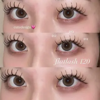 マツエク・マツパ Mell Yuuna ♡パリエク /束感のマツエク・マツパデザイン