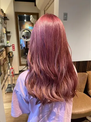 ロング カラー 🌙透明感カラー／ 丁寧施術｜松本のヘアスタイル