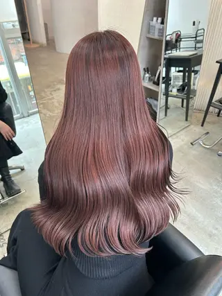 ロング 透明感カラー・ 髪質改善🩵イケダのヘアスタイル