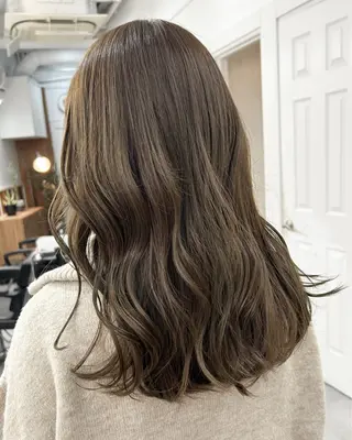 ロング カラー レイヤーボブ/ 艶カラー/サナ🌼のヘアスタイル