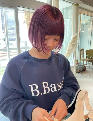 ショート カラー off所属・高橋 璃乃のヘアスタイル