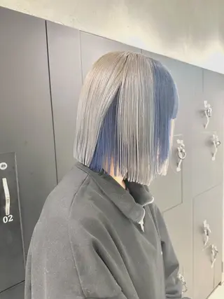ショート カラー ハイトーン･髪質改善 MIOKAのヘアスタイル