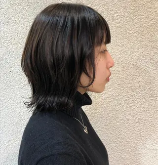 ミディアム カラー merc. 福田茜のヘアスタイル