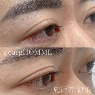 メンズ マツエク・マツパ エサージュオム銀座店所属・𝓚 🎀のマツエク・マツパデザイン