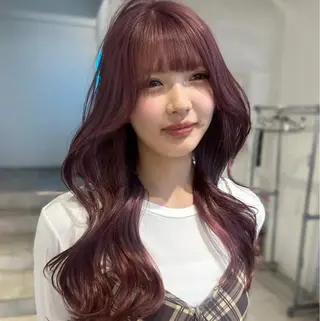 ロング カラー 韓国ヘア/ネイル kanako🤍🫧のヘアスタイル